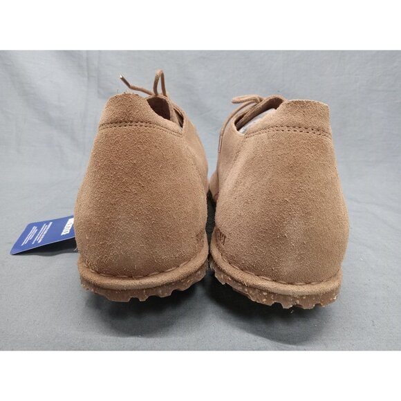 Birkenstock Mens Utti Lace Gray Taupe Suede Moccasin Size 12 REGULAR-NEW NO BOX! main image 9
